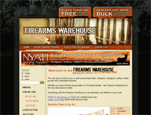 Tablet Screenshot of firearmswarehouse.com.au